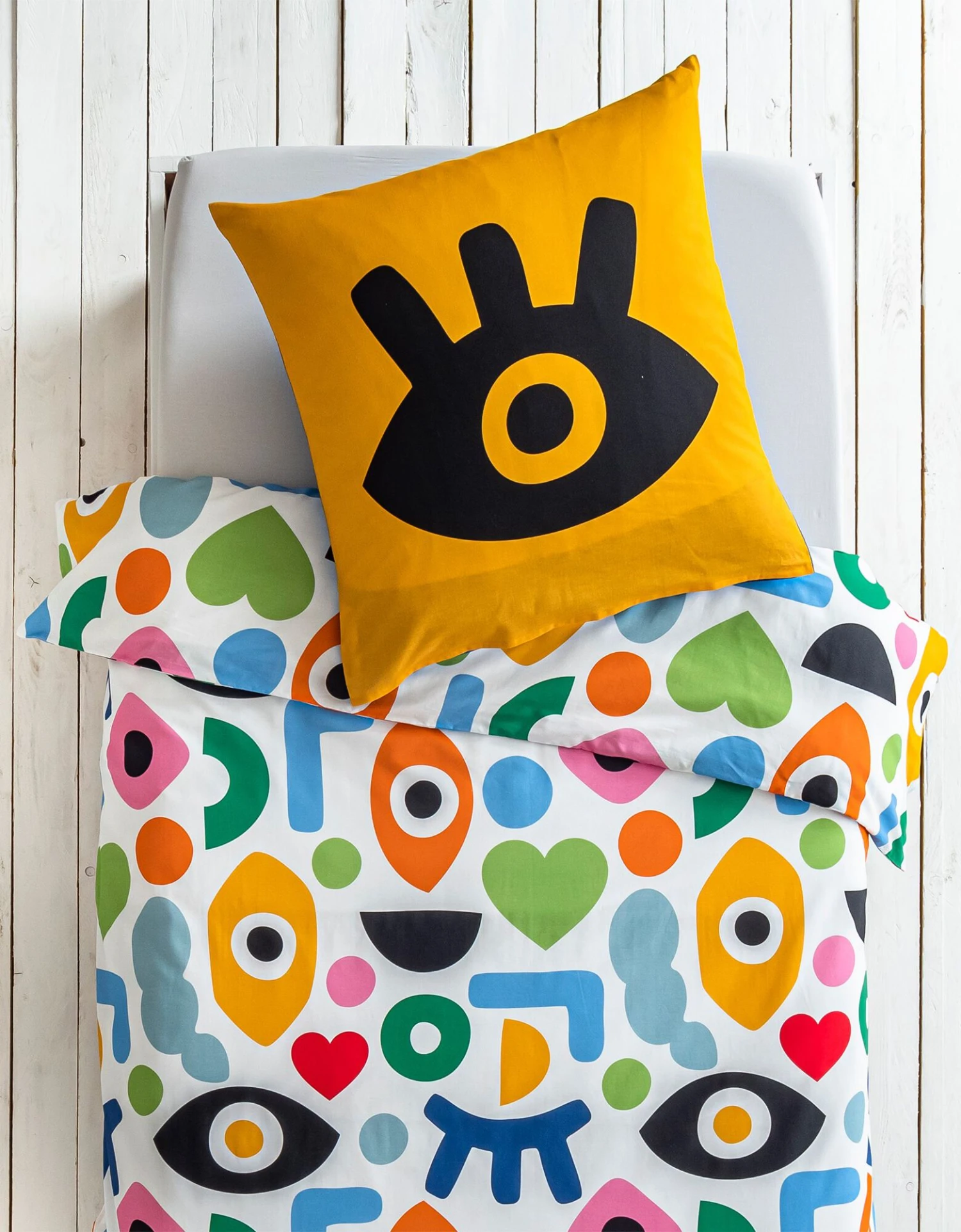 Linge De Lit Multico 1 Personne En Coton, Collection Enfant LEM 2 Linge De Lit Multico 1 Personne En Coton, Collection Enfant LEM – Image 2