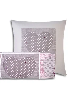 Linge De Lit Lovely En Coton Imprimé Coeurs 11 Linge De Lit Lovely En Coton Imprimé Coeurs -Maison Textiles Magasin 100035 C00 zoomx vue6