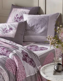 Linge De Lit Lovely En Flanelle Imprimé Coeurs 9 Linge De Lit Lovely En Flanelle Imprimé Coeurs -Maison Textiles Magasin 100036 00 3