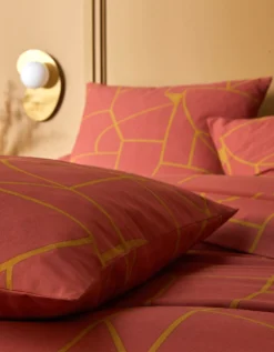 Linge De Lit Geoffroy En Coton à Motifs Graphiques -Maison Textiles Magasin 100043 C00 zoomx vue3