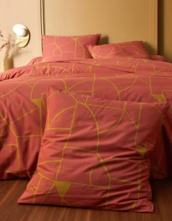 Linge De Lit Geoffroy En Coton à Motifs Graphiques -Maison Textiles Magasin 100043 C00 zoomx vue4