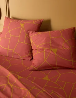 Linge De Lit Geoffroy En Coton à Motifs Graphiques -Maison Textiles Magasin 100043 C00 zoomx vue6