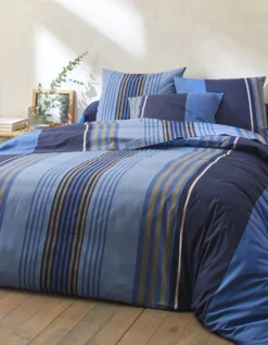 Linge De Lit Détroit En Coton Imprimé Rayures 10 Linge De Lit Détroit En Coton Imprimé Rayures -Maison Textiles Magasin 100055 C01 zoomx vue3