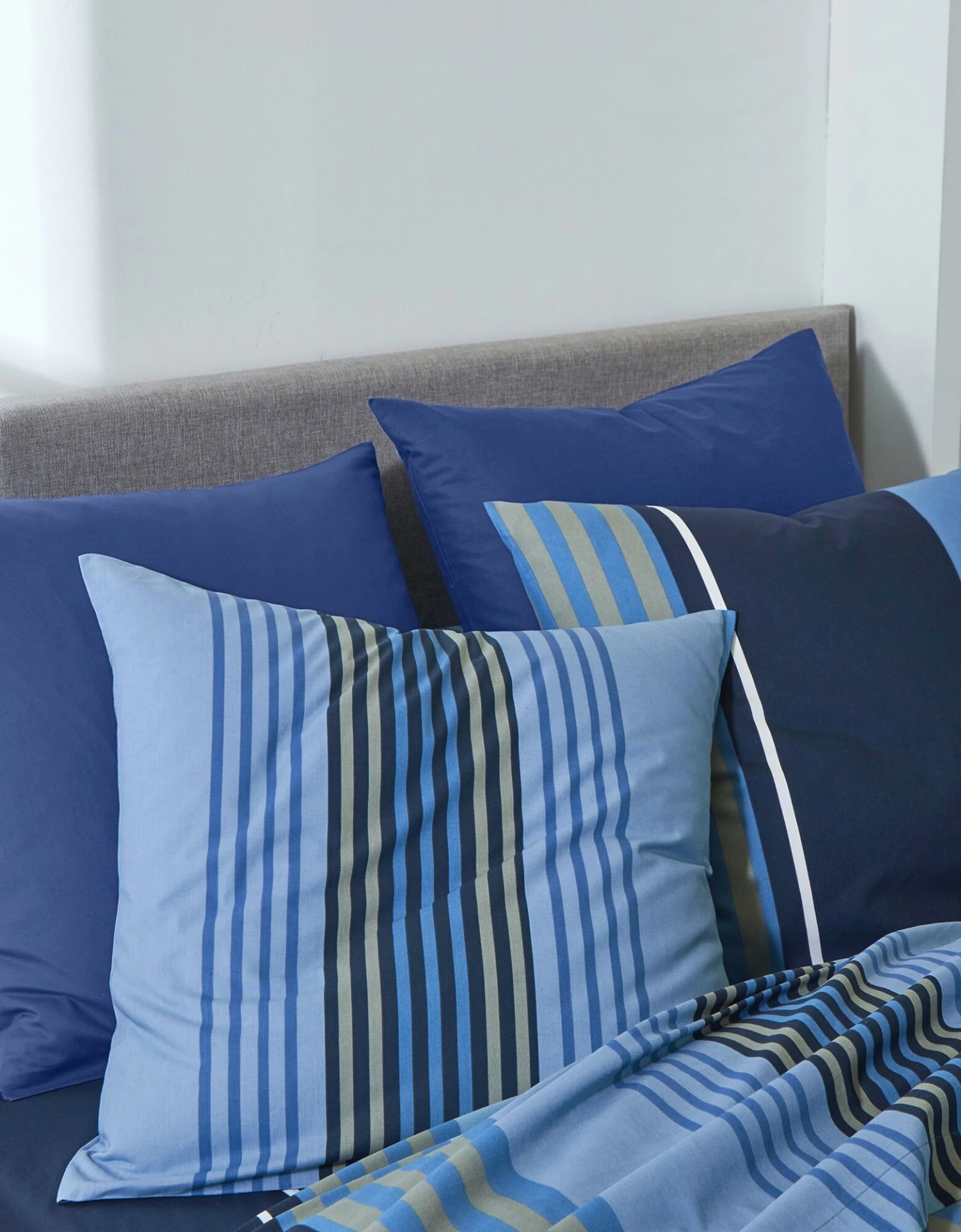 Linge De Lit Détroit En Coton Imprimé Rayures 4 Linge De Lit Détroit En Coton Imprimé Rayures – Image 4