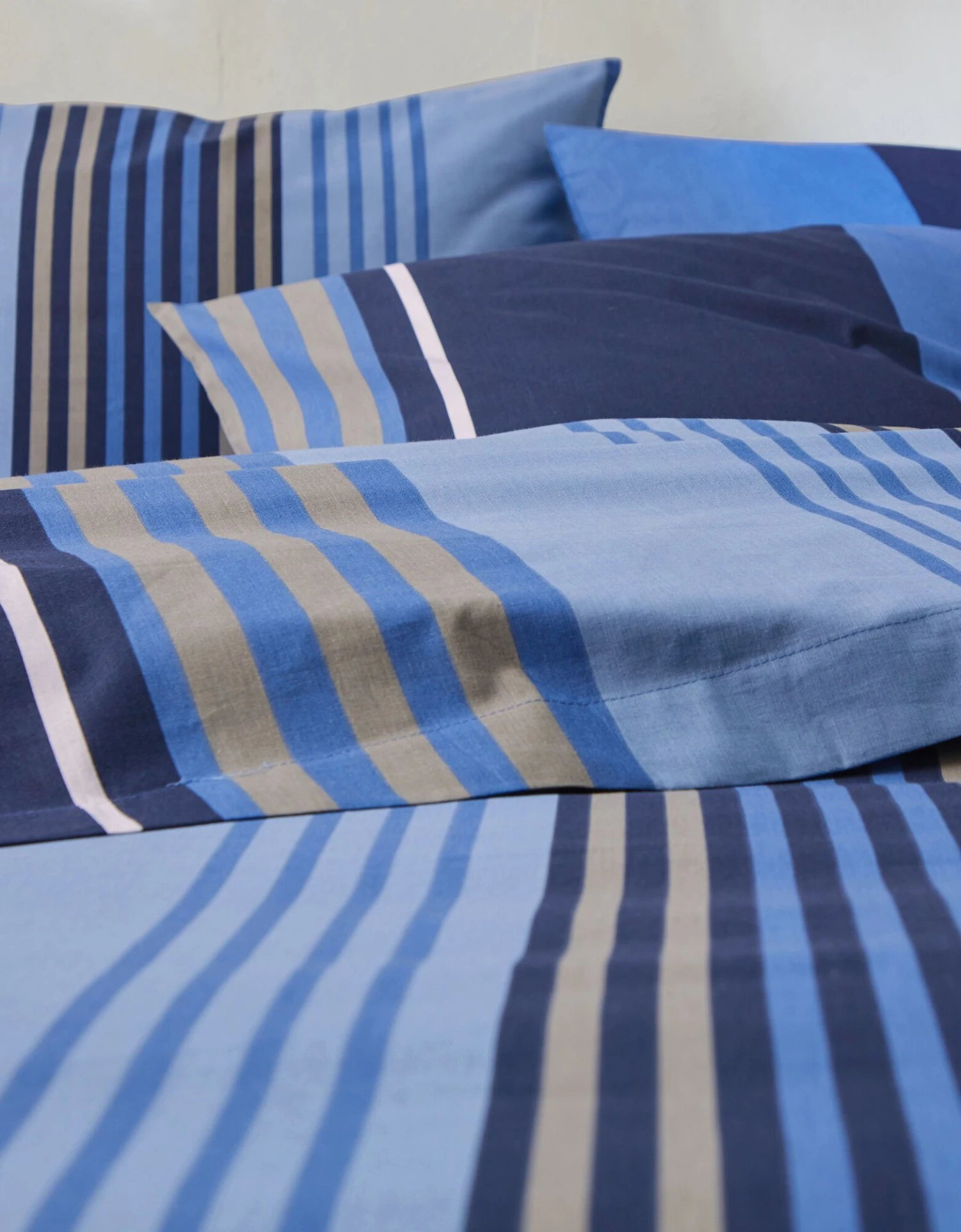 Linge De Lit Détroit En Coton Imprimé Rayures 6 Linge De Lit Détroit En Coton Imprimé Rayures – Image 6