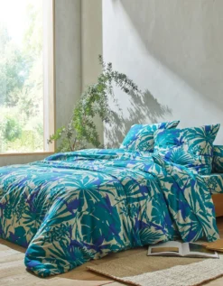 Linge De Lit Paradise Imprimé Exotique En Coton