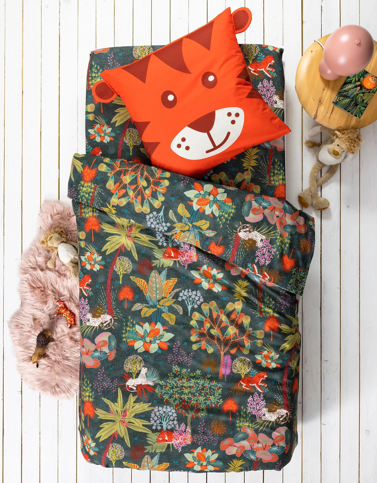 Linge De Lit Enfant Imprimé Diego En Coton Biologique, éco-responsable 1 Linge De Lit Enfant Imprimé Diego En Coton Biologique, éco-responsable