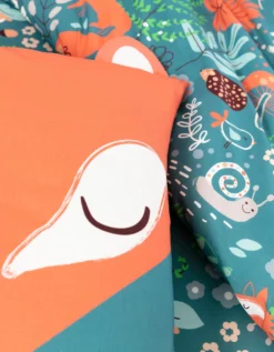 Linge De Lit Enfant Imprimé Champy En Coton Biologique, éco-responsable -Maison Textiles Magasin 100124 C01 zoom detailRFP