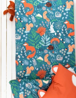 Linge De Lit Enfant Imprimé Champy En Coton Biologique, éco-responsable -Maison Textiles Magasin 100124 C01 zoomx vue3