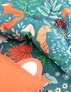 Linge De Lit Enfant Imprimé Champy En Coton Biologique, éco-responsable -Maison Textiles Magasin 100124 C01 zoomx vue5