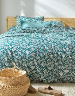 Linge De Lit Vick En Coton Imprimé Graphique -Maison Textiles Magasin 100125 C01 zoomx vue3
