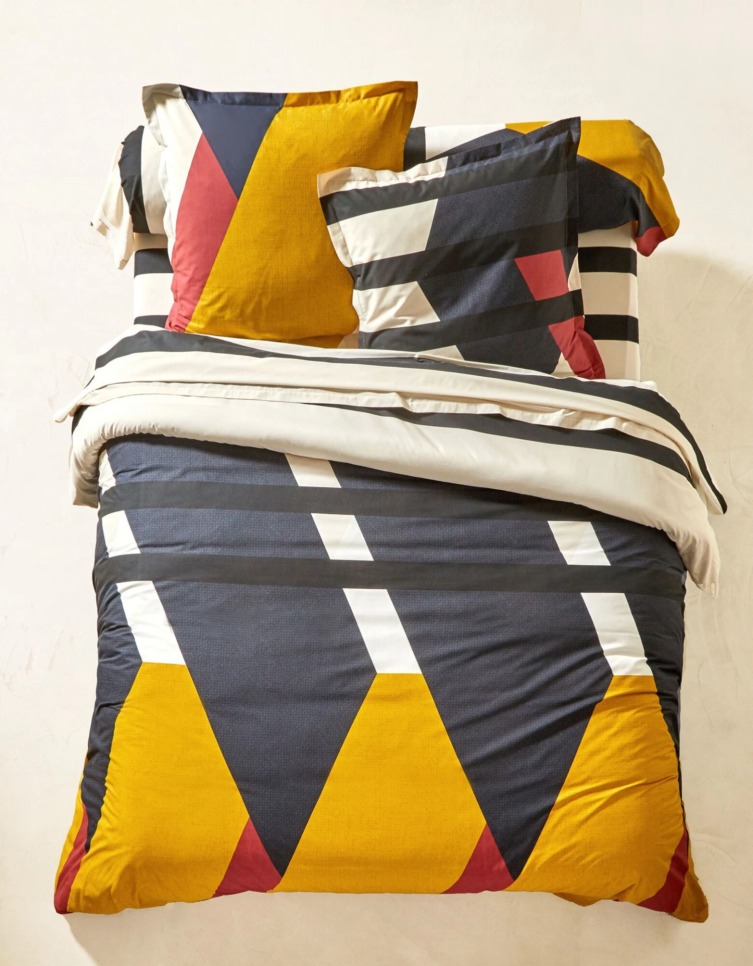 Linge De Lit Charli Coton à Motifs Géométriques 7 Linge De Lit Charli Coton à Motifs Géométriques – Image 7