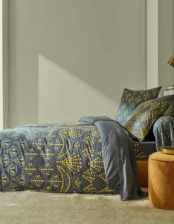 Linge De Lit Sarah Coton Imprimé Palmettes