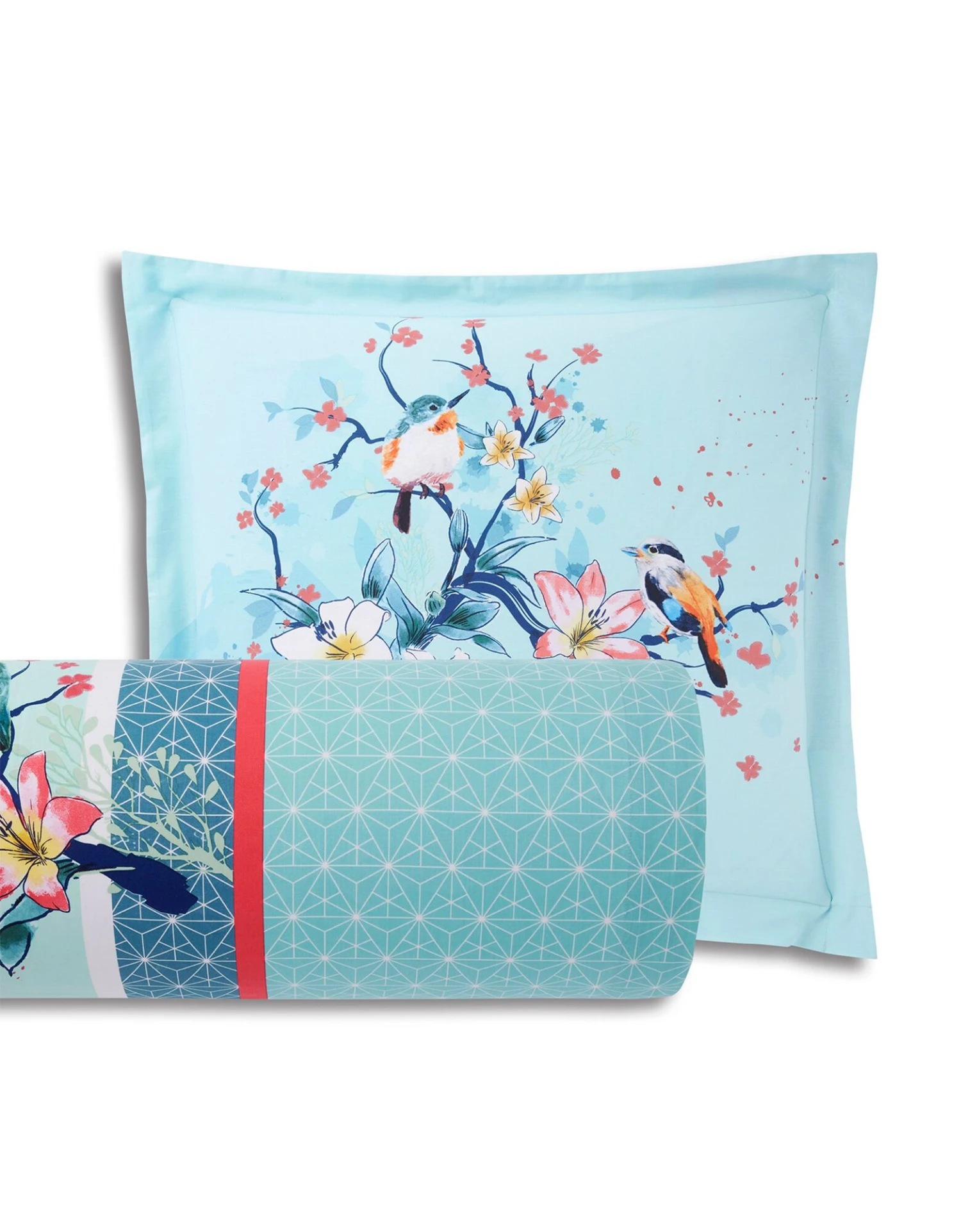 Linge De Lit Birdy En Coton Imprimé Oiseaux 5 Linge De Lit Birdy En Coton Imprimé Oiseaux – Image 5