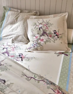 Linge De Lit Birdy En Coton Imprimé Oiseaux 9 Linge De Lit Birdy En Coton Imprimé Oiseaux -Maison Textiles Magasin 100137 C05 zoomx vue4