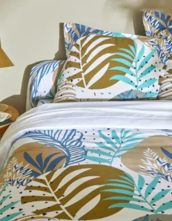 Linge De Lit Fossile En Coton Imprimé Végétal -Maison Textiles Magasin 100139 C01 zoomx vue4