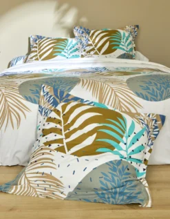 Linge De Lit Fossile En Coton Imprimé Végétal -Maison Textiles Magasin 100139 C01 zoomx vue5
