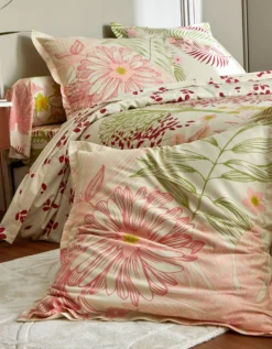 Linge De Lit Eglantine En Coton Imprimé Végétal -Maison Textiles Magasin 100140 C01 zoomx vue4