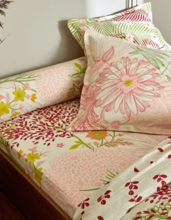 Linge De Lit Eglantine En Coton Imprimé Végétal -Maison Textiles Magasin 100140 C01 zoomx vue5