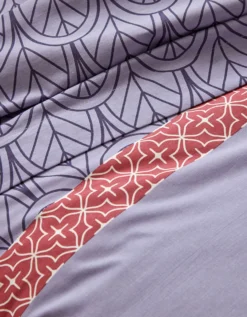 Linge De Lit Pauline En Coton Imprimé Plumes -Maison Textiles Magasin 100141 C02 zoomx vue3