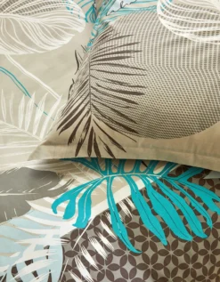 Linge De Lit Jane En Coton Imprimé Feuillages 9 Linge De Lit Jane En Coton Imprimé Feuillages -Maison Textiles Magasin 100149 C01 zoomx vue3