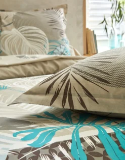 Linge De Lit Jane En Coton Imprimé Feuillages 10 Linge De Lit Jane En Coton Imprimé Feuillages -Maison Textiles Magasin 100149 C01 zoomx vue4