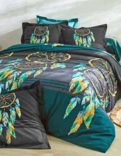Linge De Lit Plumes En Coton Imprimé Attrape-rêves