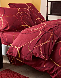 Linge De Lit Noémie Polycoton Imprimé Cercles -Maison Textiles Magasin 100186 C01 zoomx vue3