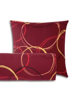 Linge De Lit Noémie Polycoton Imprimé Cercles -Maison Textiles Magasin 100186 C01 zoomx vue5