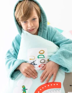 Linge De Lit Enfant Noé Imprimé 1 Personne - Coton 12 Linge De Lit Enfant Noé Imprimé 1 Personne - Coton -Maison Textiles Magasin 100411 C01 zoomx vue6