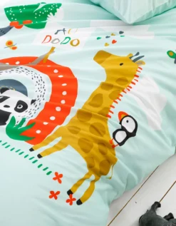 Linge De Lit Enfant Noé Imprimé 1 Personne - Coton 13 Linge De Lit Enfant Noé Imprimé 1 Personne - Coton -Maison Textiles Magasin 100411 C01 zoomx vue7