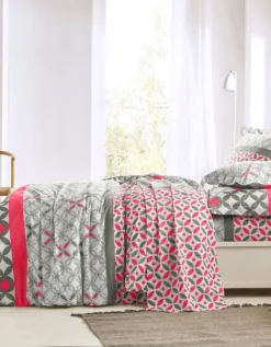 Linge De Lit Marlow En Coton à Motifs Géométriques