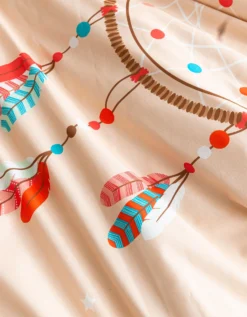 Linge De Lit Enfant Doudou Imprimé Attrape-rêve 1 Personne - Coton 9 Linge De Lit Enfant Doudou Imprimé Attrape-rêve 1 Personne - Coton -Maison Textiles Magasin 100568 C01 zoomx vue4