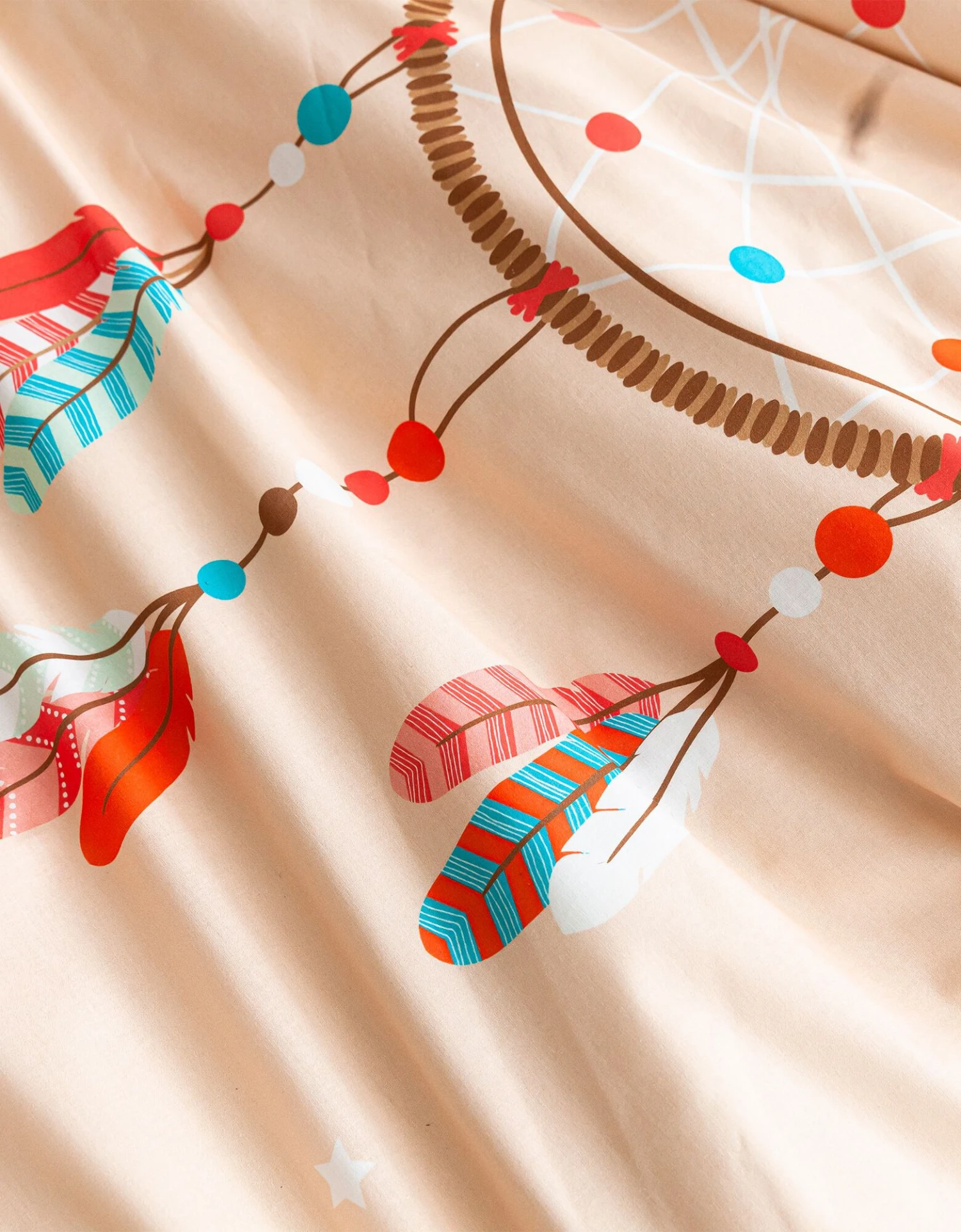 Linge De Lit Enfant Doudou Imprimé Attrape-rêve 1 Personne - Coton 4 Linge De Lit Enfant Doudou Imprimé Attrape-rêve 1 Personne - Coton – Image 4