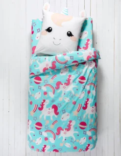 Linge De Lit Enfant à Motif Licorne En Coton Biologique, éco-responsable 11 Linge De Lit Enfant à Motif Licorne En Coton Biologique, éco-responsable -Maison Textiles Magasin 100576 C01 zoomx vue6