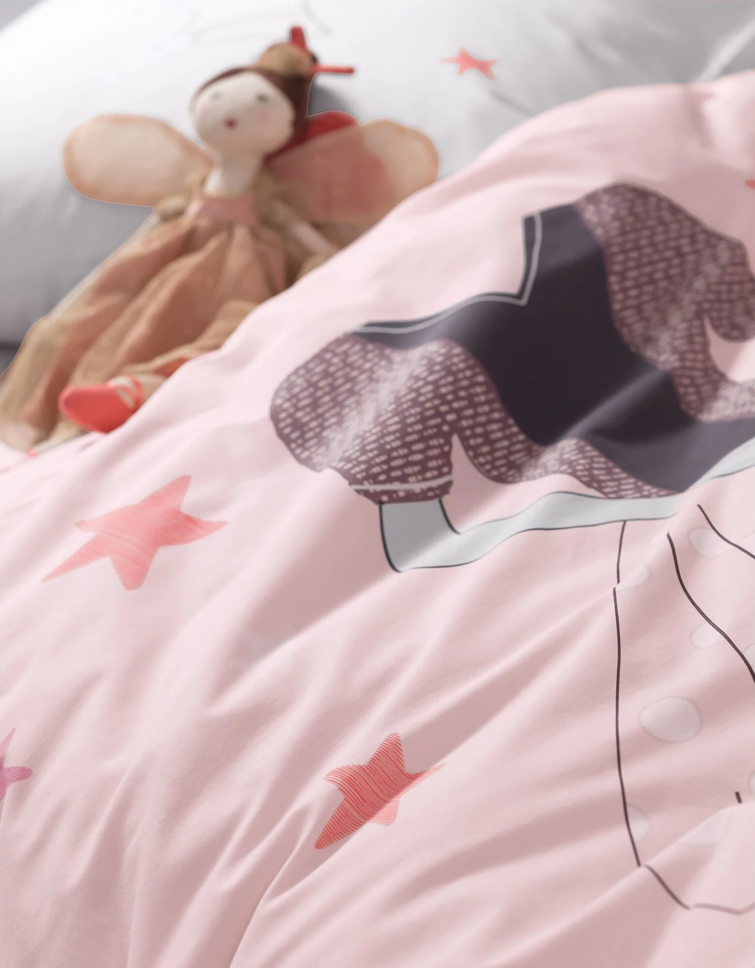 Linge De Lit Enfant Déguisement Princesse En Coton 6 Linge De Lit Enfant Déguisement Princesse En Coton – Image 6