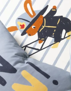 Linge De Lit Enfant à Motifs Pompiers En Coton 9 Linge De Lit Enfant à Motifs Pompiers En Coton -Maison Textiles Magasin 100582 C01 zoomx vue3