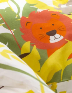 Linge De Lit Enfant Jungle Imprimé Animaux 1 Personne - Coton 10 Linge De Lit Enfant Jungle Imprimé Animaux 1 Personne - Coton -Maison Textiles Magasin 100584 C01 zoomx vue5
