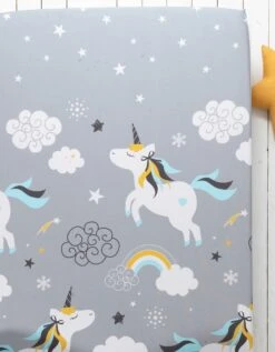 Linge De Lit Enfant Lilou Imprimé Licorne 1 Personne - Coton -Maison Textiles Magasin 100586 C01 zoomx vue3