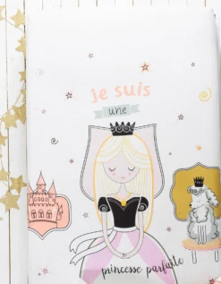 Linge De Lit Enfant Blanche Imprimé 1 Personne - Coton -Maison Textiles Magasin 100588 C01 zoomx vue3