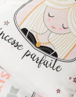 Linge De Lit Enfant Blanche Imprimé 1 Personne - Coton -Maison Textiles Magasin 100588 C01 zoomx vue4