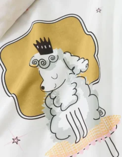 Linge De Lit Enfant Blanche Imprimé 1 Personne - Coton -Maison Textiles Magasin 100588 C01 zoomx vue5