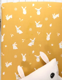 Linge De Lit Enfant Imprimé Lapinou 1 Personne - Coton Biologique 7 Linge De Lit Enfant Imprimé Lapinou 1 Personne - Coton Biologique -Maison Textiles Magasin 100589 C01 zoomx vue3