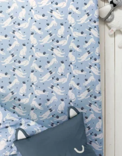 Linge De Lit Enfant Imprimé Chats Miaou 1 Personne - Coton Biologique 9 Linge De Lit Enfant Imprimé Chats Miaou 1 Personne - Coton Biologique -Maison Textiles Magasin 100590 C01 zoomx vue3