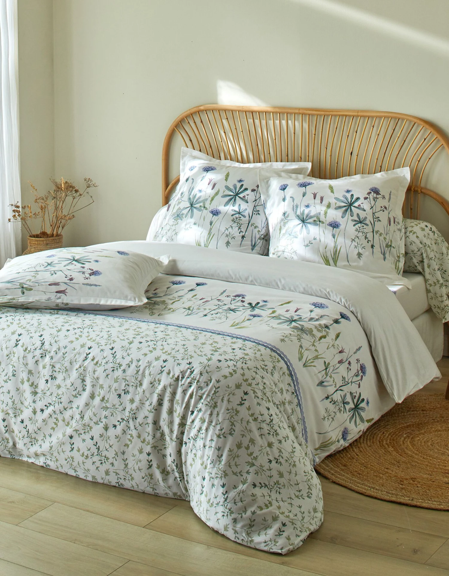 Linge De Lit Julie En Coton Imprimé Herbier 1 Linge De Lit Julie En Coton Imprimé Herbier