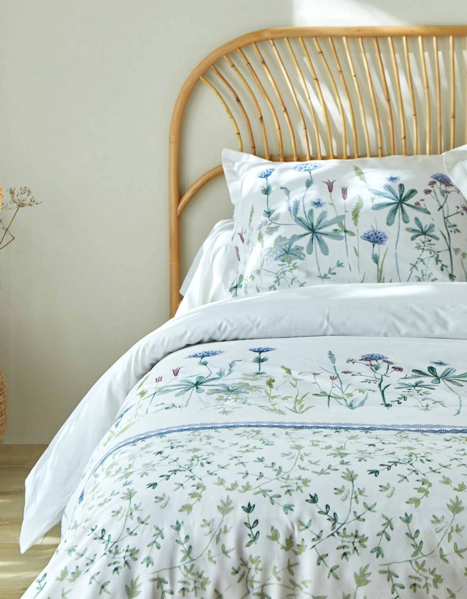 Linge De Lit Julie En Coton Imprimé Herbier 2 Linge De Lit Julie En Coton Imprimé Herbier – Image 2