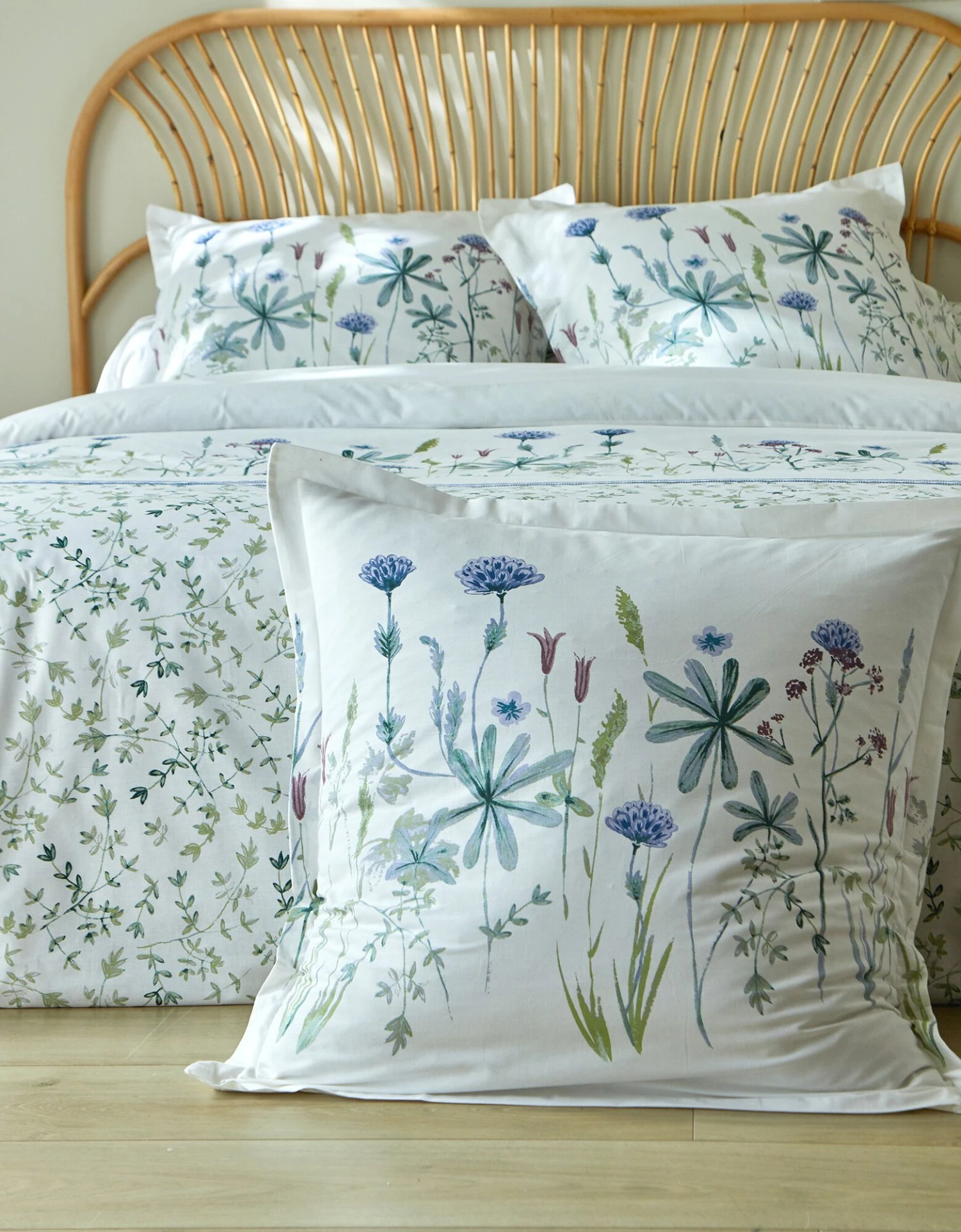 Linge De Lit Julie En Coton Imprimé Herbier 3 Linge De Lit Julie En Coton Imprimé Herbier – Image 3