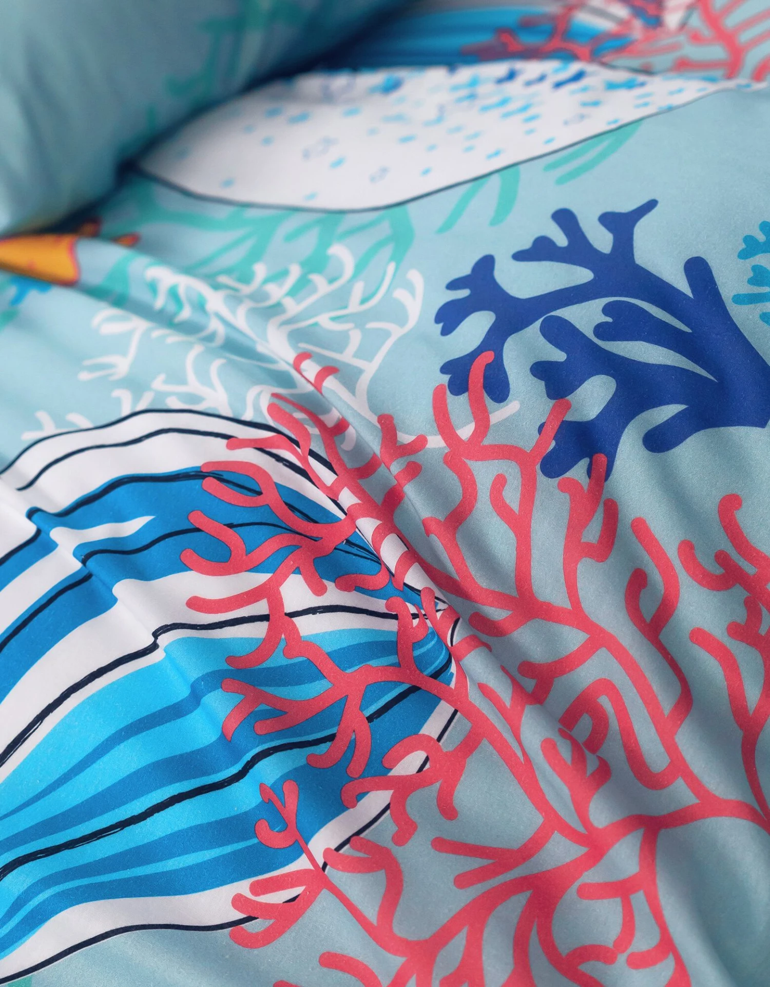 Linge De Lit Enfant à Motifs Sirènes Doris 1 Personne - Coton 8 Linge De Lit Enfant à Motifs Sirènes Doris 1 Personne - Coton – Image 8