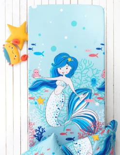 Linge De Lit Enfant à Motifs Sirènes Doris 1 Personne - Coton 10 Linge De Lit Enfant à Motifs Sirènes Doris 1 Personne - Coton -Maison Textiles Magasin 100620 C01 zoomx vue3