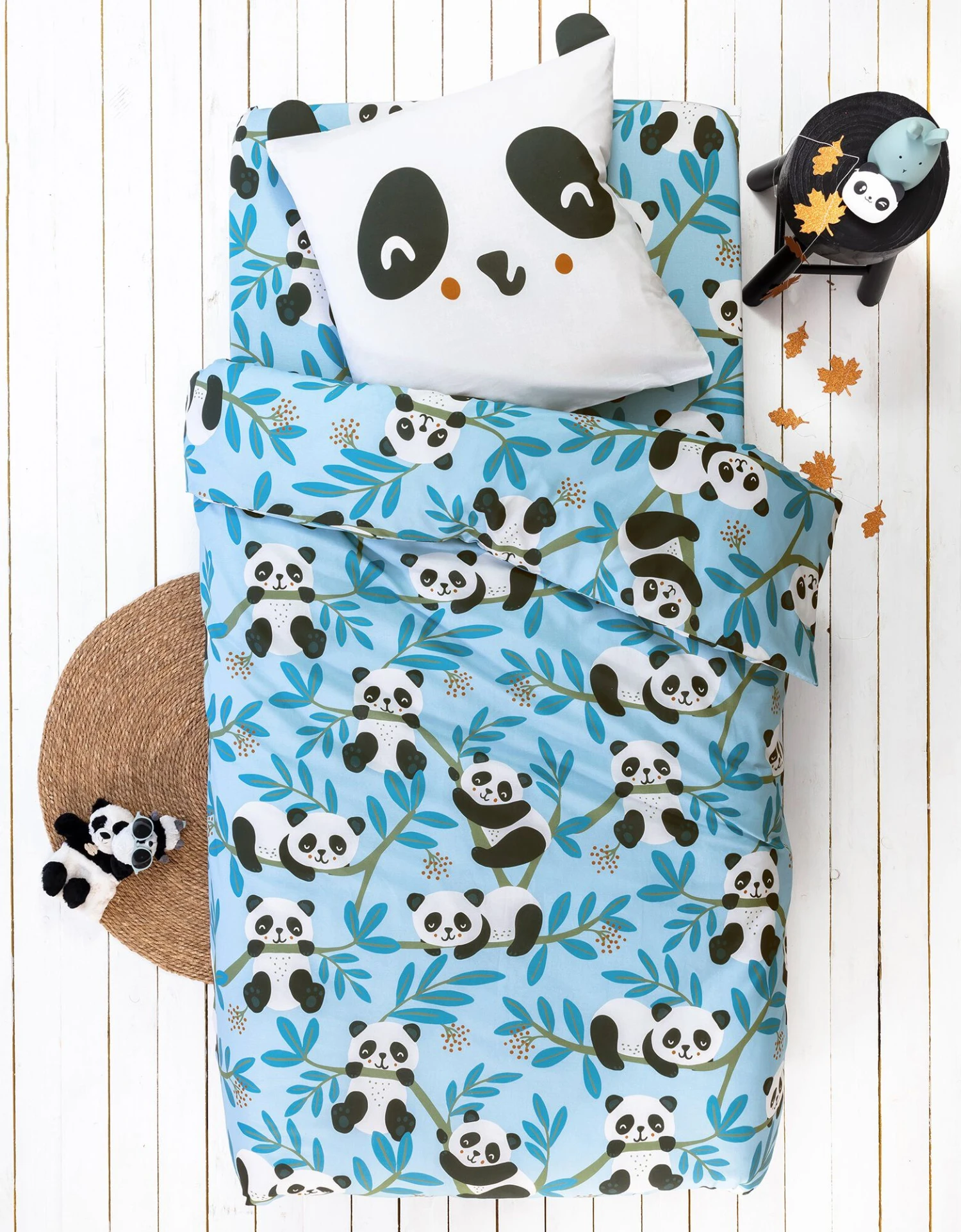 Linge De Lit Enfant Tao à Motifs Panda En Coton Biologique 1 Linge De Lit Enfant Tao à Motifs Panda En Coton Biologique